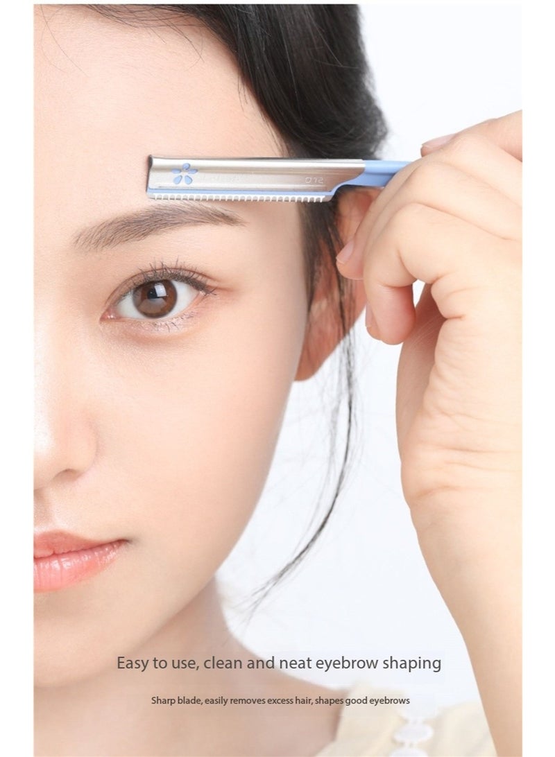 KAI 3 KAI Women's Safety Razor Blades, suitable for facial and body hair blue - Image 3