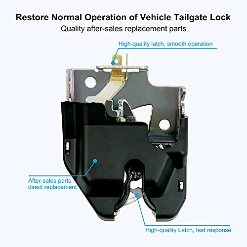 AUGREX Trunk Latch Lock Lid Actuator 74851-S5A-013 for Honda Civic 2001-2005, 74851-S5A-A02 74851S5AA01 - Image 4