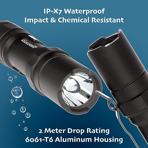 Nightstick MT-210 Mini-TAC PRO Metal Multi-Function LED Flashlight-1 AA, 4-Inch, Black - Image 4