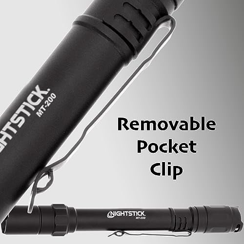 Nightstick MT-210 Mini-TAC PRO Metal Multi-Function LED Flashlight-1 AA, 4-Inch, Black - Image 3