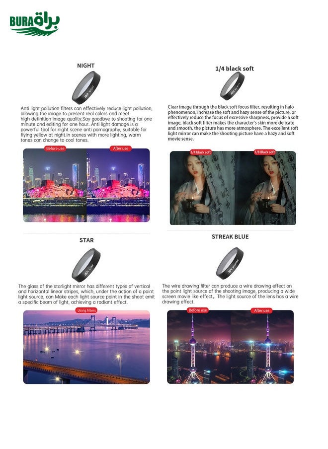 For DJI Neo JSR KB Series Drone Lens Filter, Filter:3 in 1 CPL ND8/16