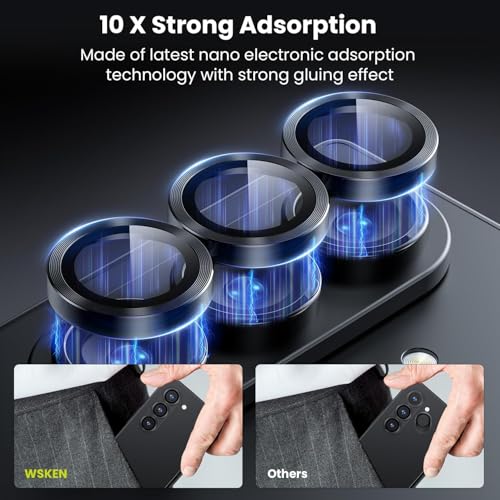 Lensarmor Camera Lens Protector Rings for Samsung Galaxy Z Fold 7 (Pack of 3) – Jet Black Metal Lens Covers, Scratch Resistant, Ultra-Thin Aluminum Camera Rings - Image 3