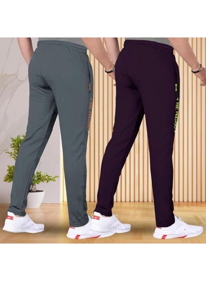 بنطال رياضي للرجال من TEE PROJEKT - تصميم عصري بلون موحد مع جيب، مناسب للأنشطة الرياضية واليوغا (عبوة من قطعتين) - مقاس XL - Image 2
