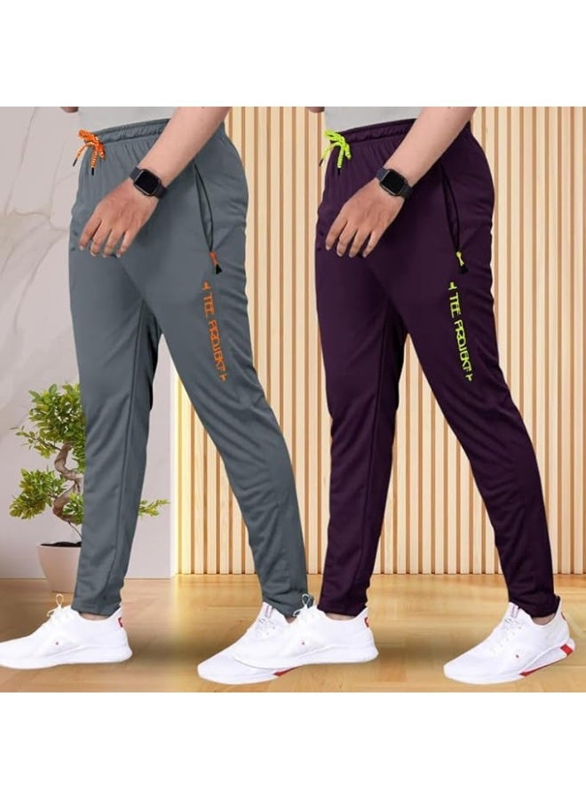 بنطال رياضي للرجال من TEE PROJEKT - تصميم عصري بلون موحد مع جيب، مناسب للأنشطة الرياضية واليوغا (عبوة من قطعتين) - مقاس XL - Image 4