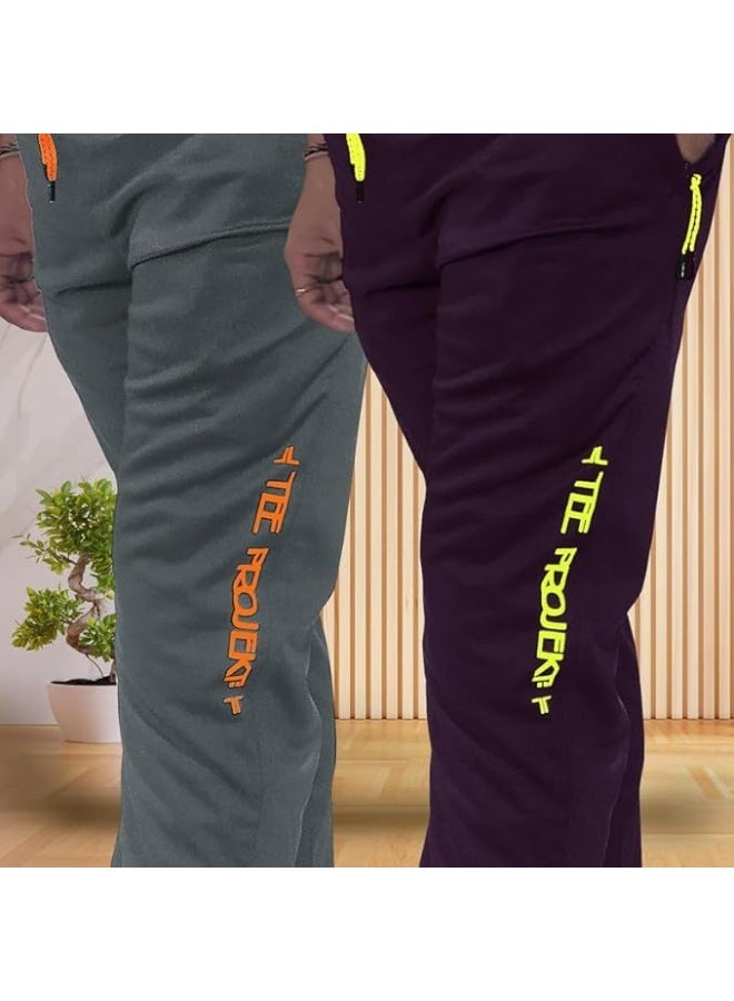 بنطال رياضي للرجال من TEE PROJEKT - تصميم عصري بلون موحد مع جيب، مناسب للأنشطة الرياضية واليوغا (عبوة من قطعتين) - مقاس XL - Image 3
