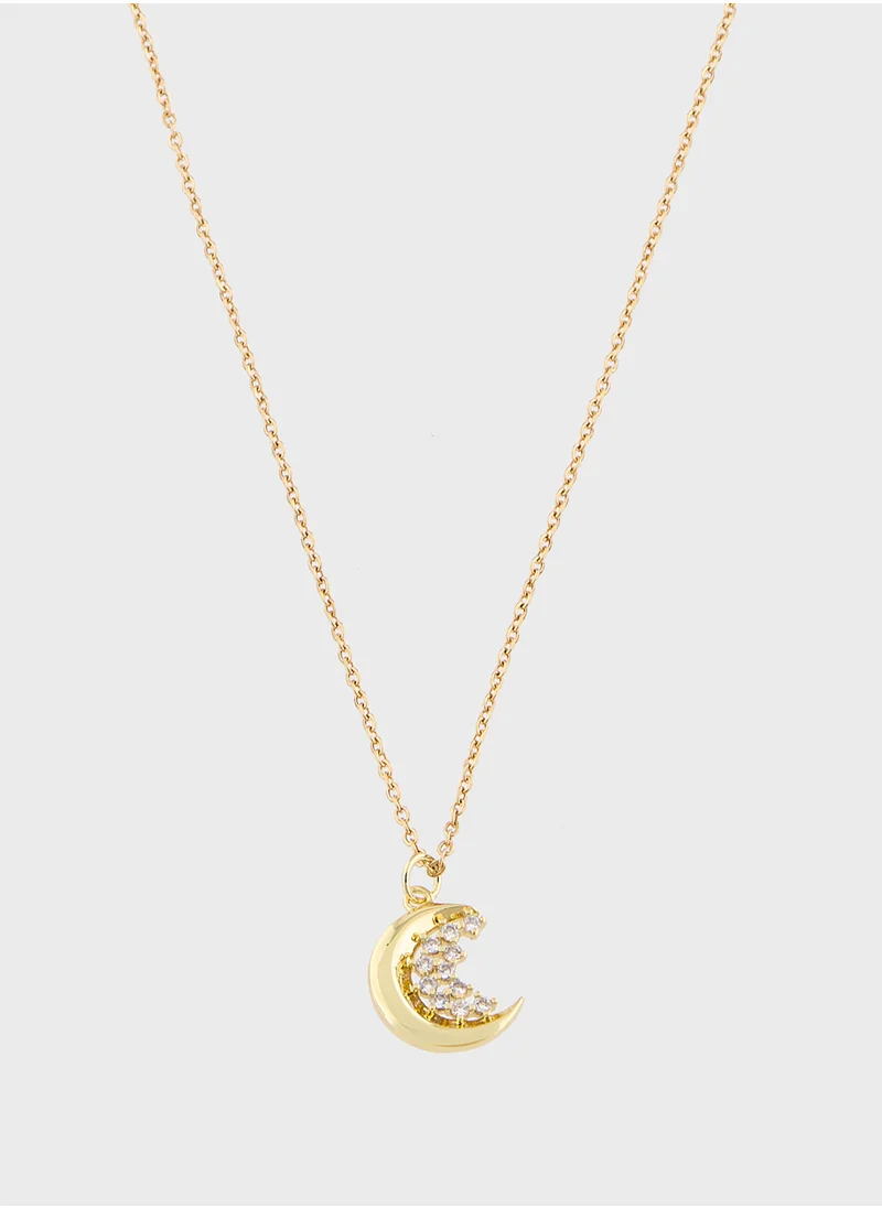 ستورتز Cresent Love Necklace