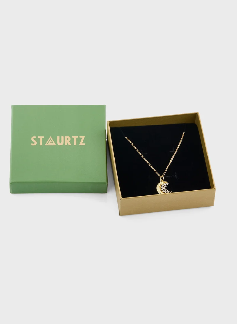 Staurtz Cresent Love Necklace