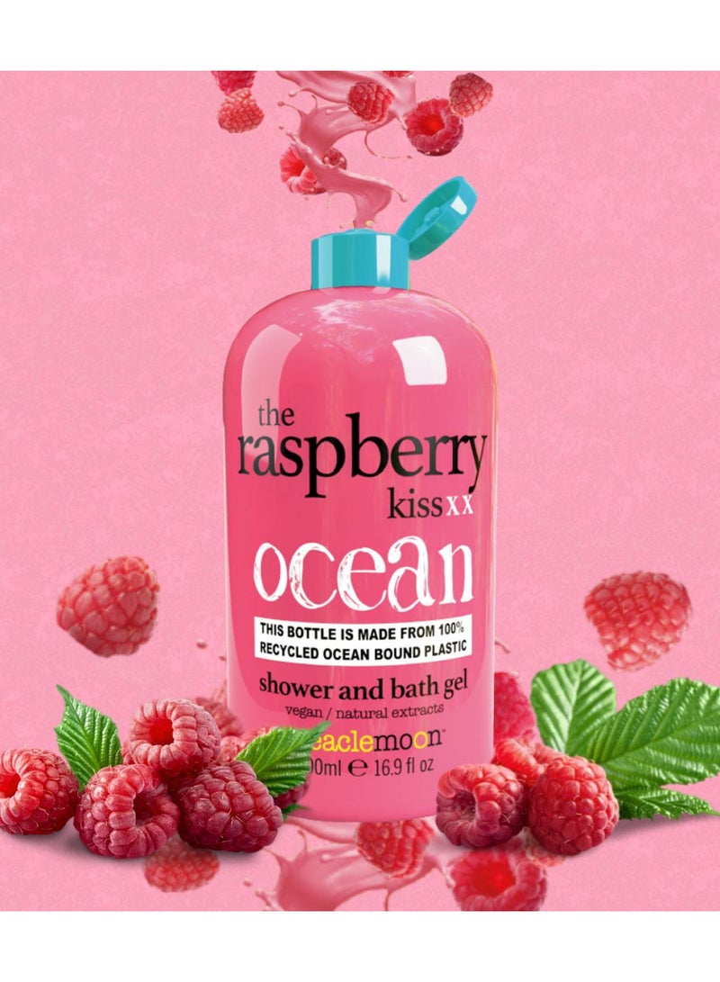 Treaclemoon Raspberry Kiss Shower and Bath Gel, 500 ml | Gentle Cleansing | Long-Lasting Freshness | Enriched with Natural Raspberry Extracts | Dermatologically Tested | Vegan and Cruelty-Free - Image 4