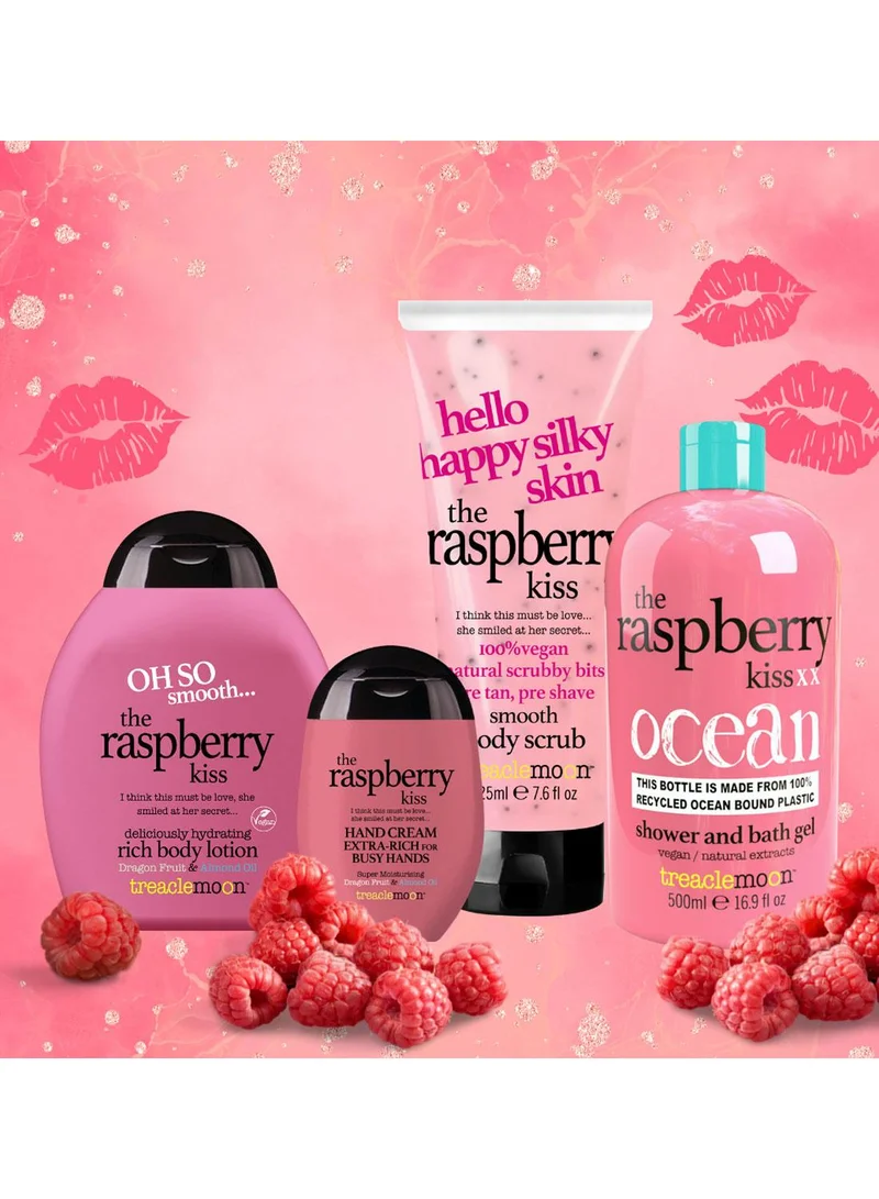 Treaclemoon Treaclemoon Raspberry Kiss Shower and Bath Gel, 500 ml | Gentle Cleansing | Long-Lasting Freshness | Enriched with Natural Raspberry Extracts | Dermatologically Tested | Vegan and Cruelty-Free