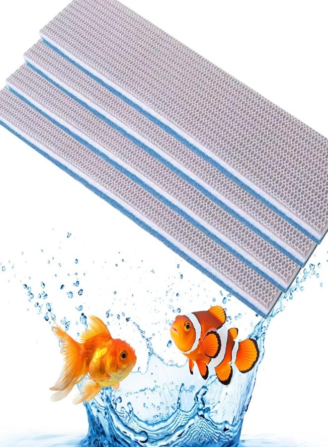 Scroll Store 8D Aquarium Filter Sponge | 11 * 50 cm Reusable Filter Sponge for Aquarium Fish Tank and Koi Pond | Durable high Density Sponge (Pack of 4) - Image 1