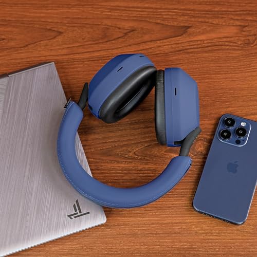 WC ShellZ XM5 - Protective Headphone Exterior Shell & Headband Covers for Sony WH1000XM5 Made by Wicked Cushions | Made with Premium Silicone | Blue - Image 3