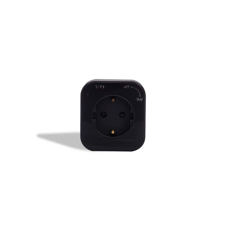 جني لايت بريزة مجوفة سوكت مربع  أسود ZOYA -013 BK 16A - Image 1