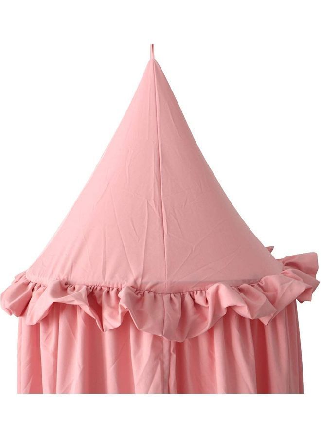 Bed Canopy Polyester Pink 50x240cm - Image 3