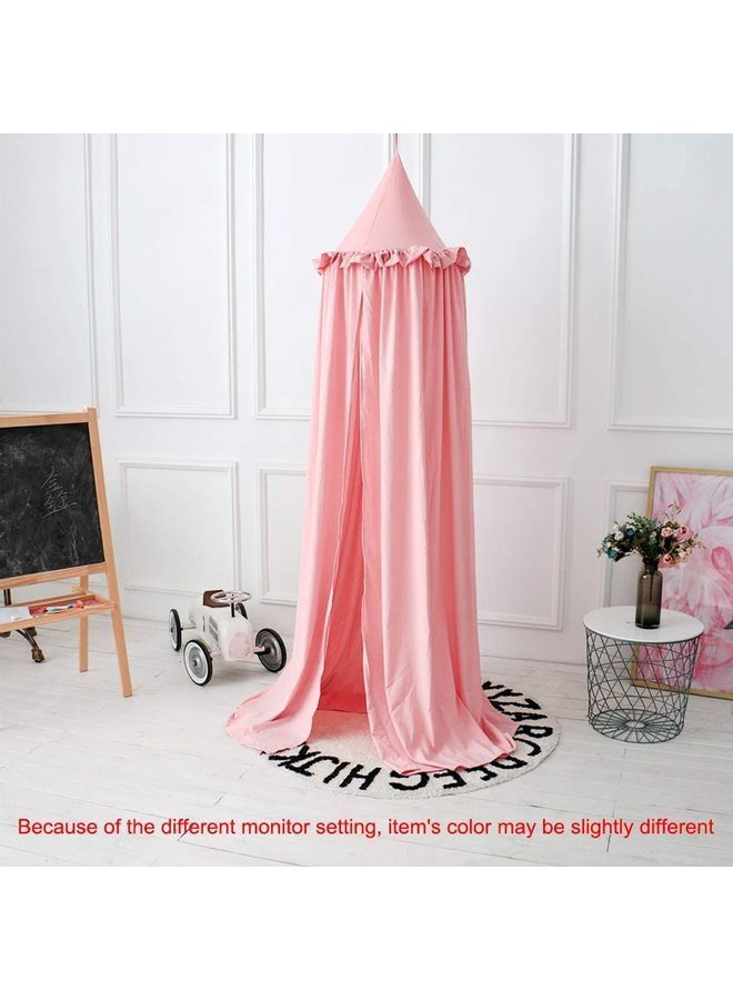 Bed Canopy Polyester Pink 50x240cm - Image 4