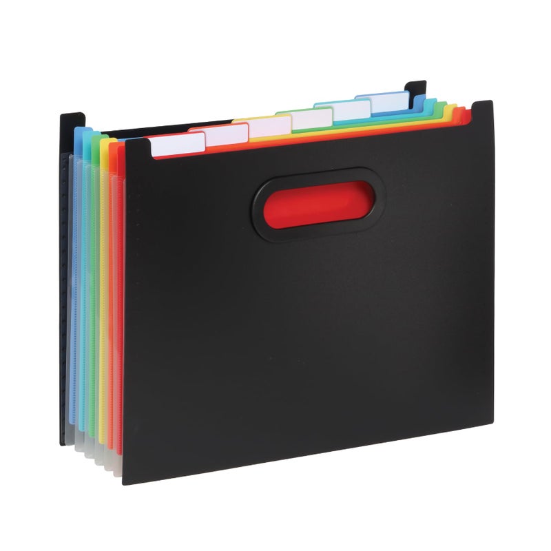 Pendaflex 7Pocket Expanding File with Customizable Colored Tabs Black File Organizer Portable Expanding File Accordion File Organizer 52401 - Image 2