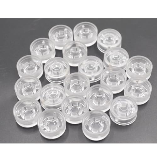 CashBeat 20Pcs Guitar Pedal Footswitch Topper, Multi-Effects Pedal Switch Topper and Pedal Switch Covers, Sturdy Guitar Pedal Cap for Protection (transparent) - Image 5