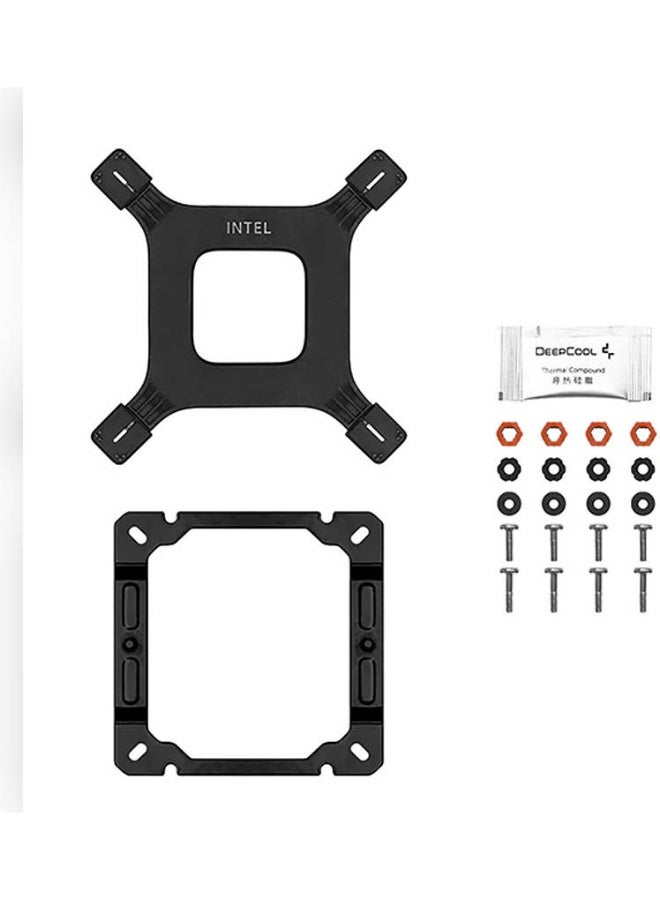 ديب كول مبرد وحدة المعالجة المركزية ديب كول AG400 BK ARGB أحادي البرج 120 ملم لـ LGA1700/1200/AM5/AM4، أسود - Image 5