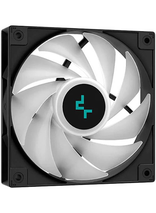 ديب كول مبرد وحدة المعالجة المركزية ديب كول AG400 BK ARGB أحادي البرج 120 ملم لـ LGA1700/1200/AM5/AM4، أسود - Image 4