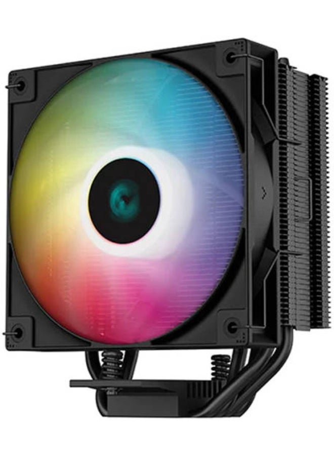 ديب كول مبرد وحدة المعالجة المركزية ديب كول AG400 BK ARGB أحادي البرج 120 ملم لـ LGA1700/1200/AM5/AM4، أسود - Image 1