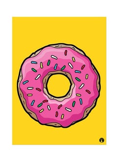 RKN Donut Metal Plate Poster Multicolour 15x20centimeter 