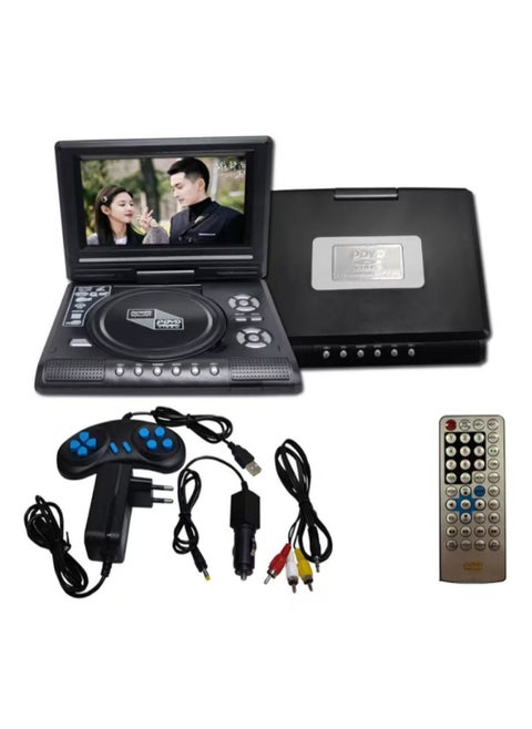 Direct Sale 7.8 Inch Portable DVD EVD Player With TV/FM/USB/game Function-Body Color:Black English Rules