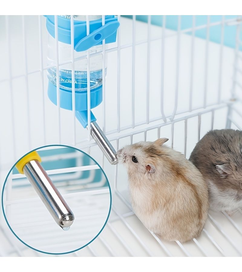 Blue Automatic Pet Water Bottle Dispenser for Hamster Rabbit Small Animals - Image 5