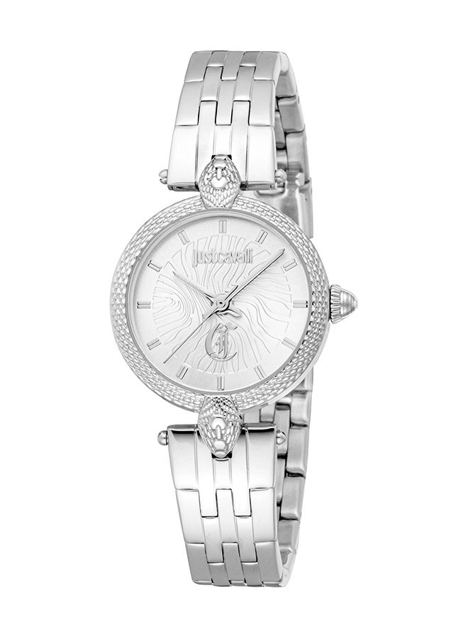 Just Cavalli جست كافالي ليدي ميني أترانت جي سي 1 إل 330 م 0045 - ساعة كوارتز أنثوية بيد 3 من الفولاذ المقاوم للصدأ - Image 1