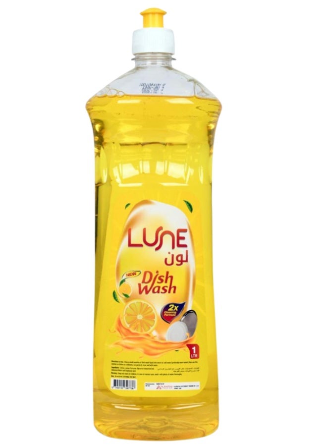 Lune. LUNE Lemon Dish Wash Liquid 1L | Powerful Grease Cleaner - Image 1