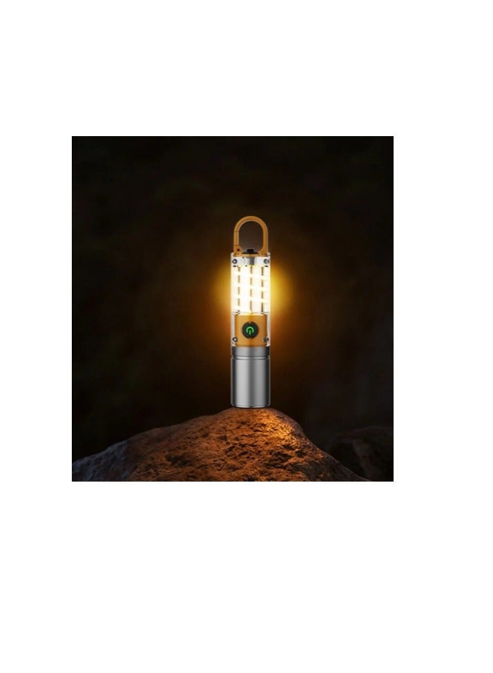 OASIS-TH Led Torch Lights Rechargeable Emergency Light Multifunctional Portable Flashlight High Power Rechargeable Flashlights Telescopic Zoom Torch with Breathing Atmosphere Light for Dog Walking - Image 5