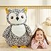 EARTHSOUND Giant Owl Stuffed Animal Plush Toy23 inches Large Cute Jumbo Soft ToysBig Size Plushy Oversized Fat PlushieGifts for Children - Image 4