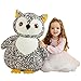 EARTHSOUND Giant Owl Stuffed Animal Plush Toy23 inches Large Cute Jumbo Soft ToysBig Size Plushy Oversized Fat PlushieGifts for Children - Image 2