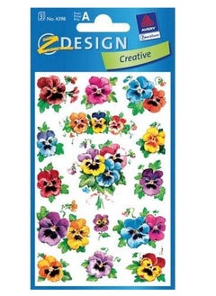 AVERY 3-Sheet Creative Deco Stickers Flowers Design 
