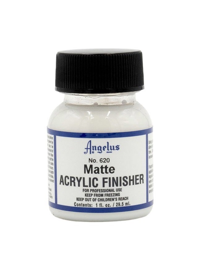 Angelus 620 Matte Acrylic Finisher, Clear,1 Fl Oz (Pack of 1),620-01-000 - Image 1