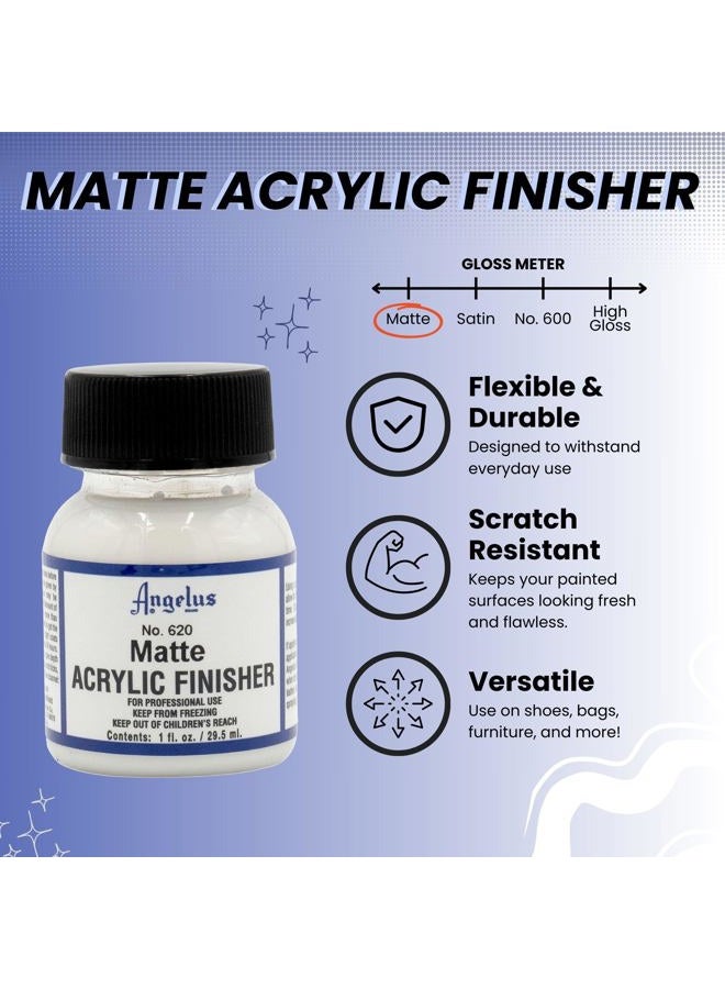 Angelus 620 Matte Acrylic Finisher, Clear,1 Fl Oz (Pack of 1),620-01-000 - Image 2