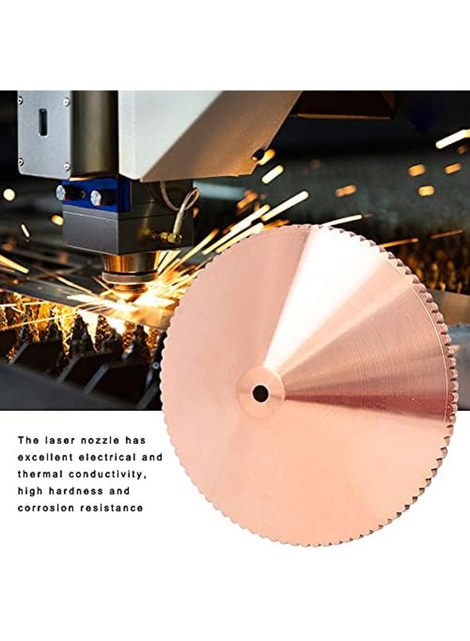نحاسي فوهة واحدة 1.5 ملم لآلة قطع الليزر بالألياف ثاني أكسيد الكربون - Image 4
