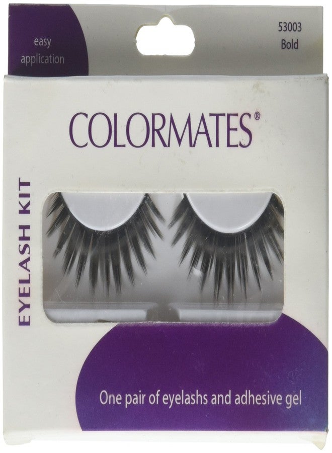 COLOR MATE Colormates Eyelash Kit One Pair with Adhesive Gel #53003 - Image 1