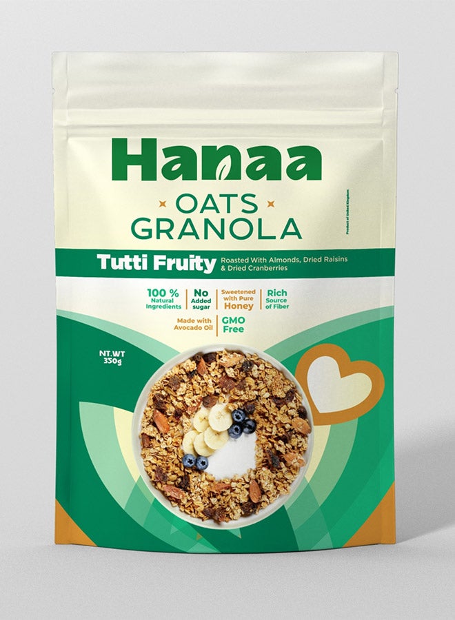 Hanaa Oats Granola Tutti Fruity 350 grs