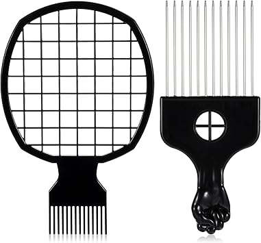 oruola أورولا 2 قطعة مشط ملتوي إسفنجات شعر للرجال السود أفرو تجعيد الشعر مشط ملتوي للرجال والنساء شعر مستعار ضفائر شعر مجعد فك تشابك وتصفيف ورفع - Image 1