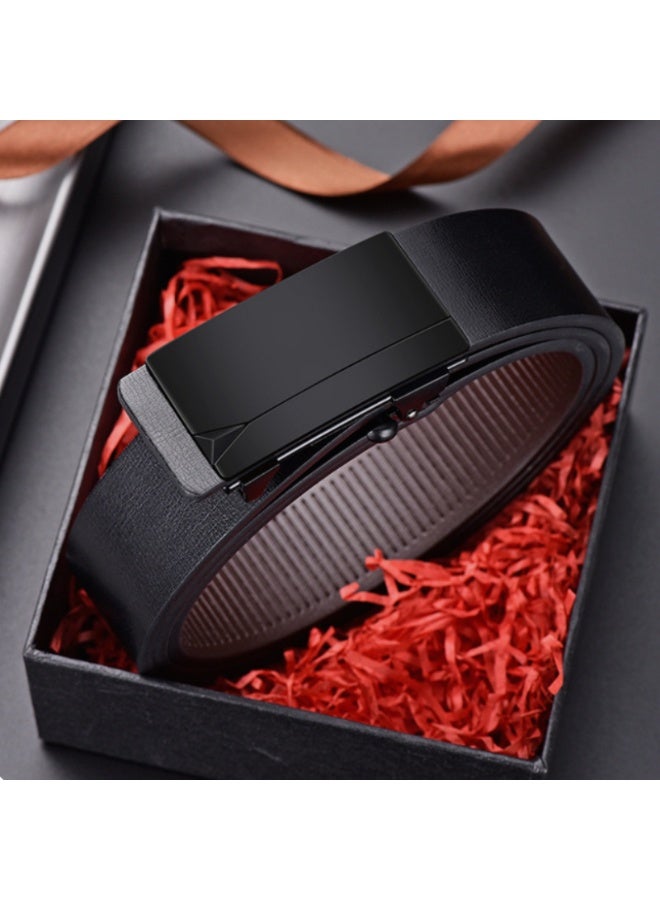 Shougu Toothless Automatic Buckle Waist Belt Buckle Belt For Men 
