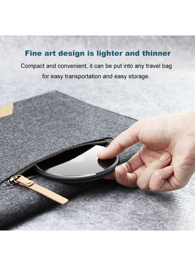 NIBEMINENT Circular Wireless Charger Black - Image 4