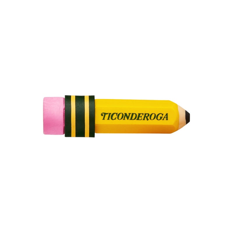 TICONDEROGA Â® Erasers, Pencil Shaped, Yellow, 3 ct (38953) - Image 2