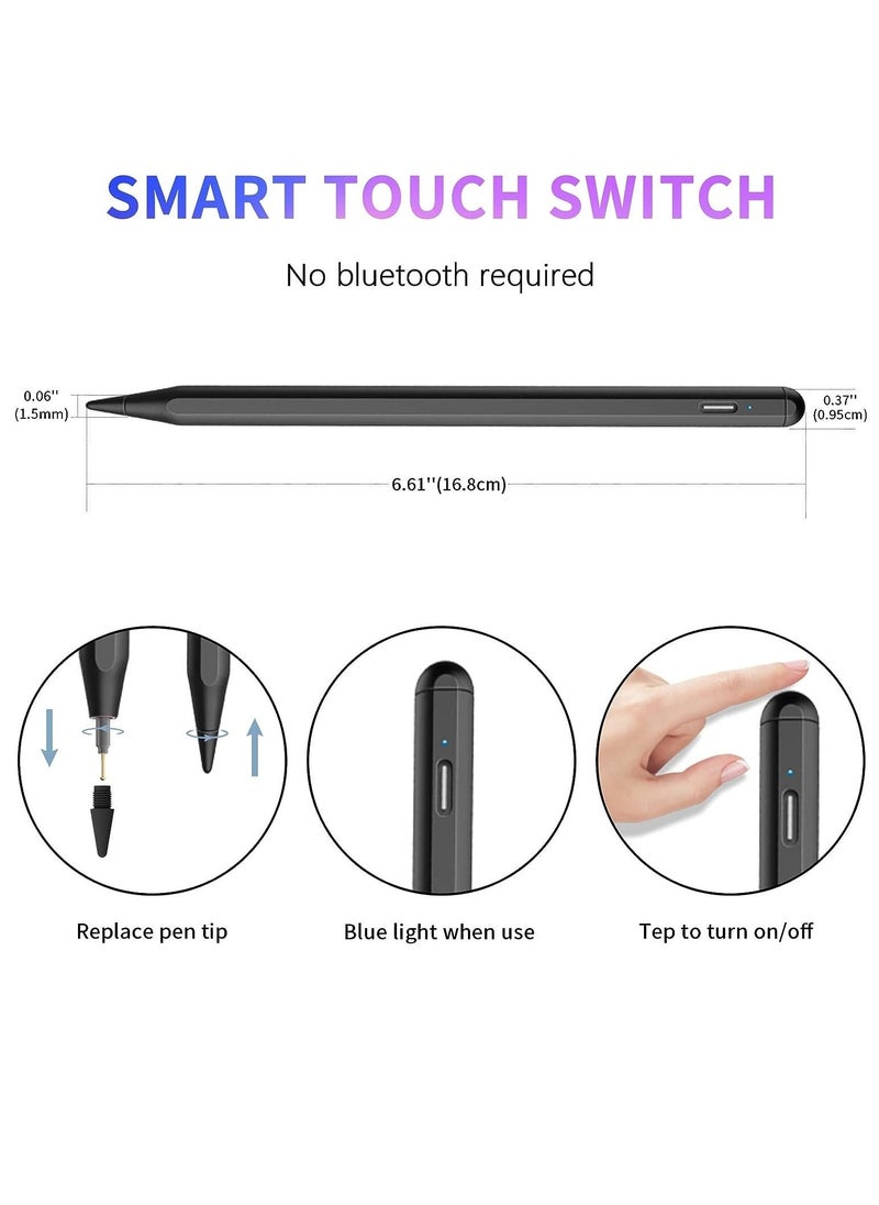 ELTRAZONE Stylus Pen for iPad 10th/9th/8th generation with Palm Rejection, Pencil for iPad Compatible with iPad Pro 11/iPad Pro 12.9/iPad 6th/7th/8th/9th/10th/iPad Mini 5th/6th/iPad Air 3rd/4th/5th  - Image 2