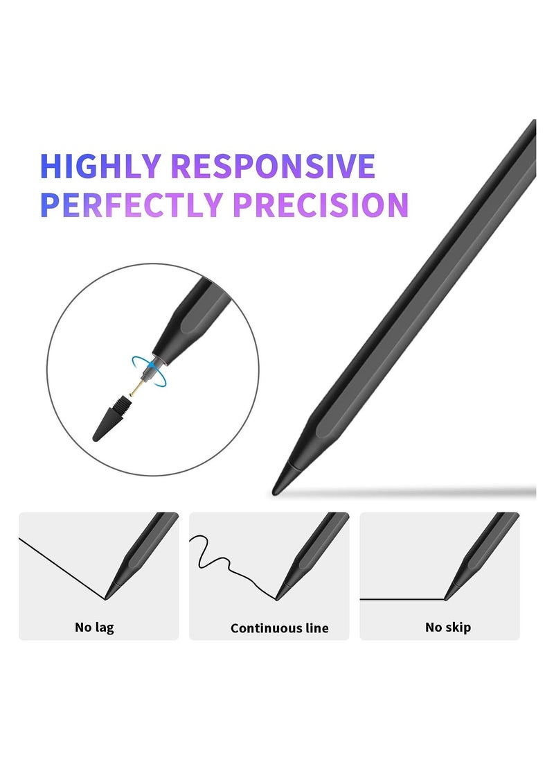 Stylus Pen for iPad 10th/9th/8th generation with Palm Rejection, Pencil for iPad Compatible with iPad Pro 11/iPad Pro 12.9/iPad 6th/7th/8th/9th/10th/iPad Mini 5th/6th/iPad Air 3rd/4th/5th