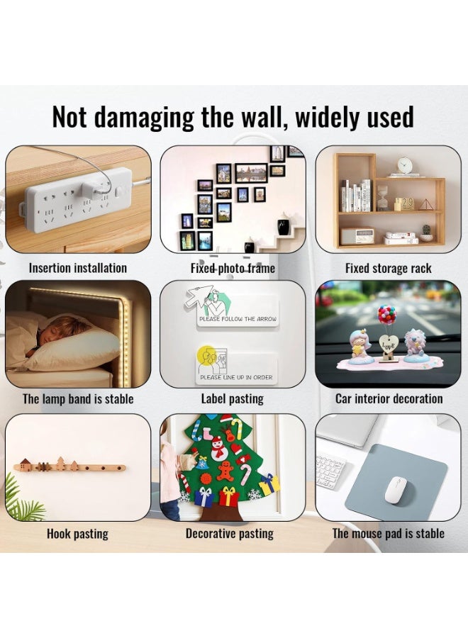 Double Sided Heavy Duty Tape Multifunctional  Tape High Stickness Strong 3cmx3M Nano Tape Tough Washable Waterproof Mounting Tape Clear Thin Two Sided Tape for Carpets,Balloon,Posters, Frame - Image 4