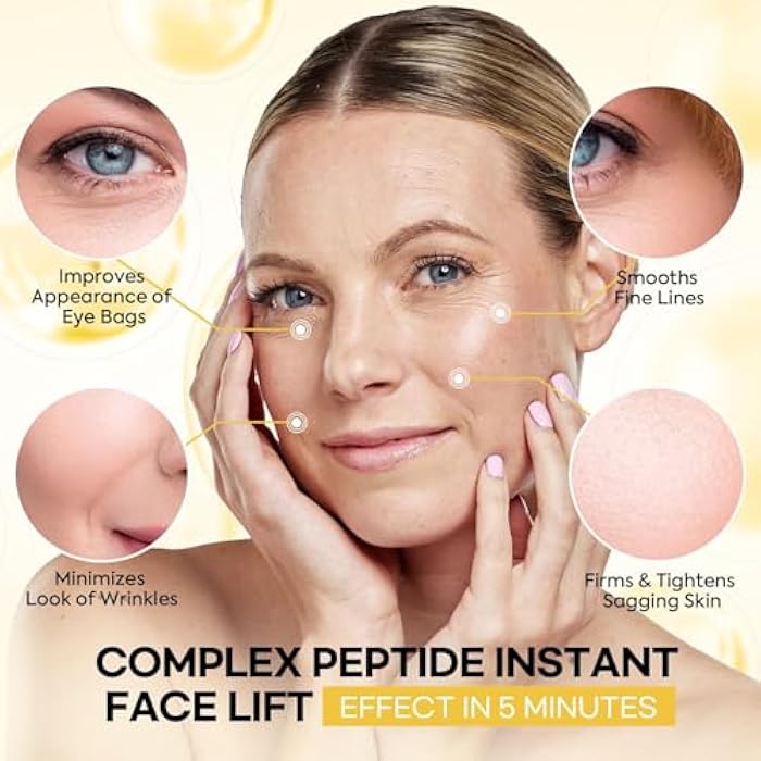 LPH LAB Instant Face Lift Cream: Temporary Face Tightener for Mature Skin (Age 50+) – Visibly Firm & Smooth the Look of Wrinkles Fine Lines – For Bare Skin Use – 2.1 oz - Image 3