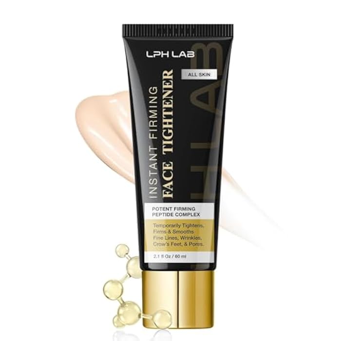 LPH LAB Instant Face Lift Cream: Temporary Face Tightener for Mature Skin (Age 50+) – Visibly Firm & Smooth the Look of Wrinkles Fine Lines – For Bare Skin Use – 2.1 oz - Image 1