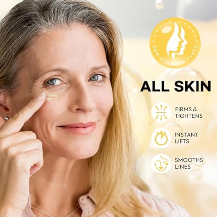 LPH LAB Instant Face Lift Cream: Temporary Face Tightener for Mature Skin (Age 50+) – Visibly Firm & Smooth the Look of Wrinkles Fine Lines – For Bare Skin Use – 2.1 oz - Image 4