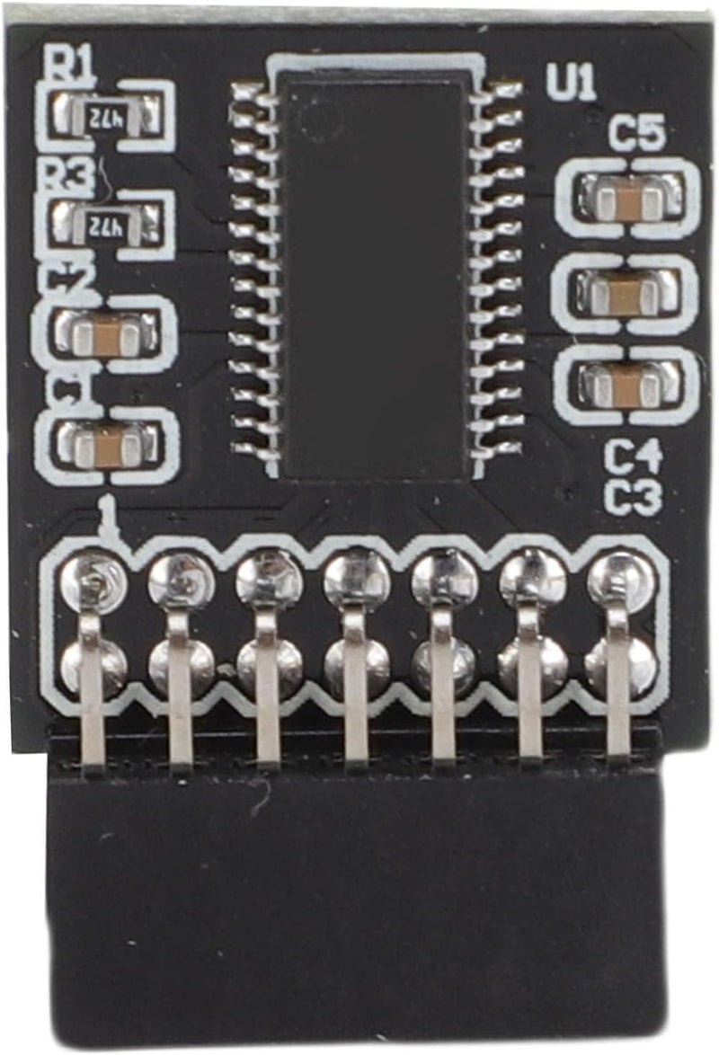GOWENIC TPM2.0 Encryption Security Module, LPC 14-1 Pin 2 * 7P TPM Remote Card Encryption Security Module Compatible with 2.0 System - Image 1