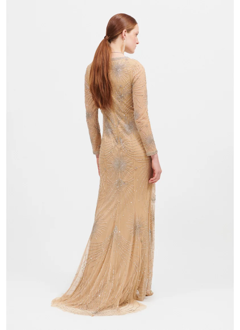 بيوت Quince Embellished Sequin Maxi Dress