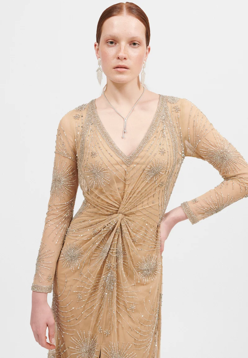 BEAUUT Embellished Evening Dress